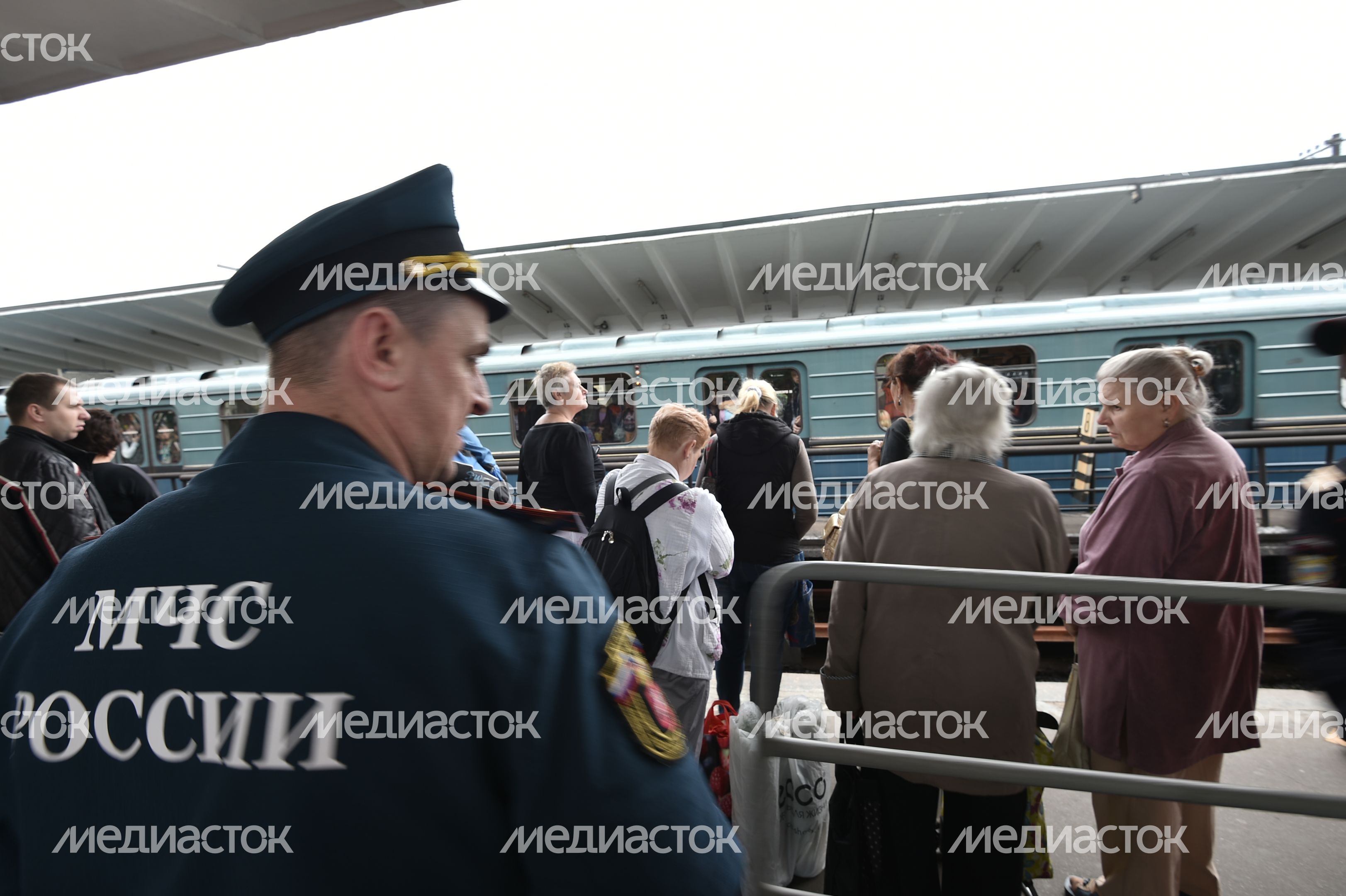 Транспортный коллапс из-за пожара возле станции «Выхино» в Москве
