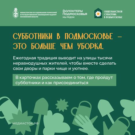 Субботник в Подмосковье 2026 Квадрат 02