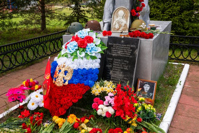 Братская могила в деревне Облянищево Можайского округа