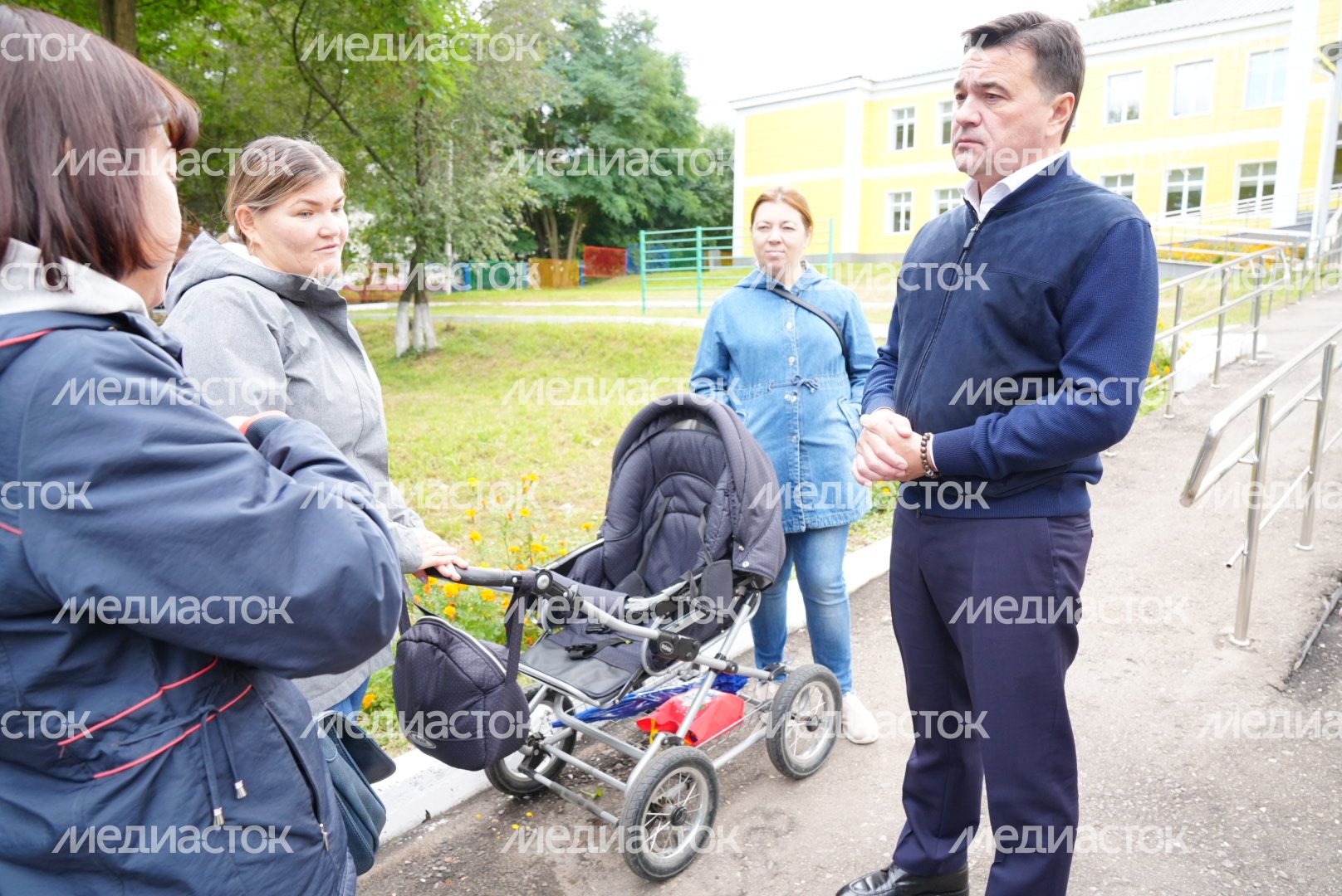 Проверка работы школы №3 в Кашире Губернатором Подмосковья