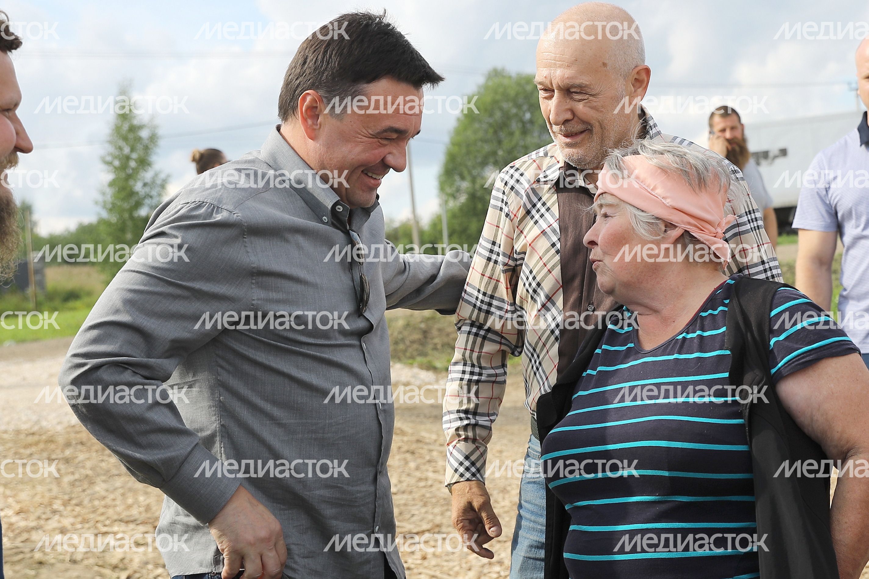 Проверка губернатором Подмосковья готовности к открытию IV Всероссийского фестиваля фермерской продукции «Сыр. Пир. Мир»