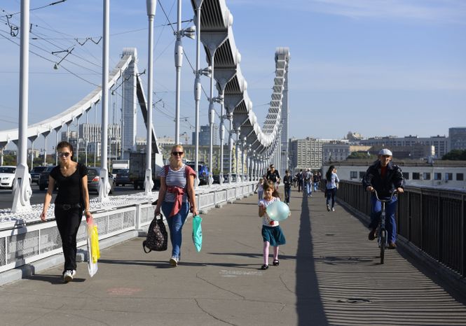 Теплая погода установилась в Москве
