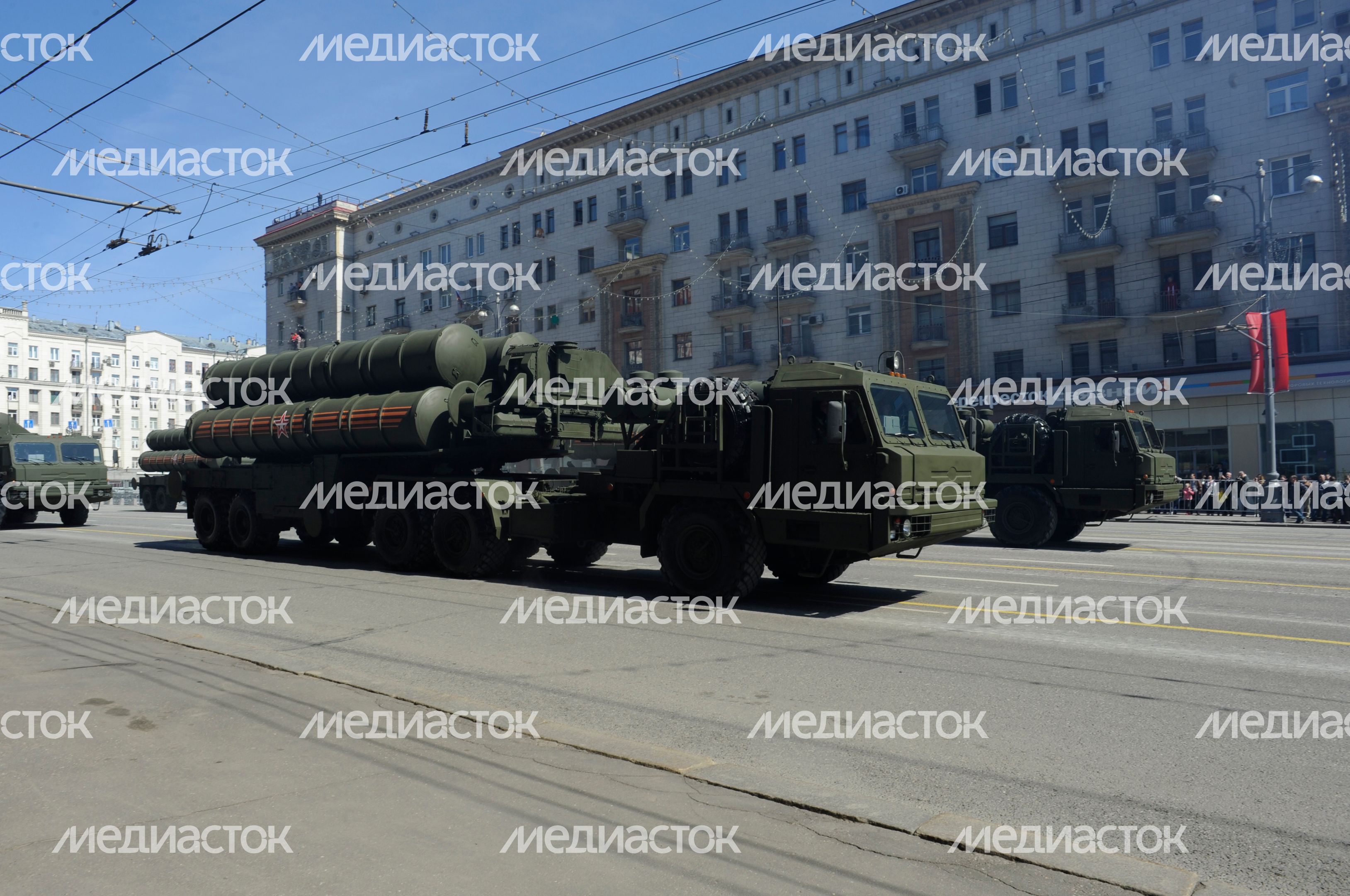 Генеральная репетиция парада Победы на Красной площади