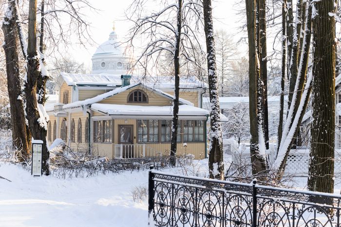 Красногорск. Усадьба «Архангельское». Зима