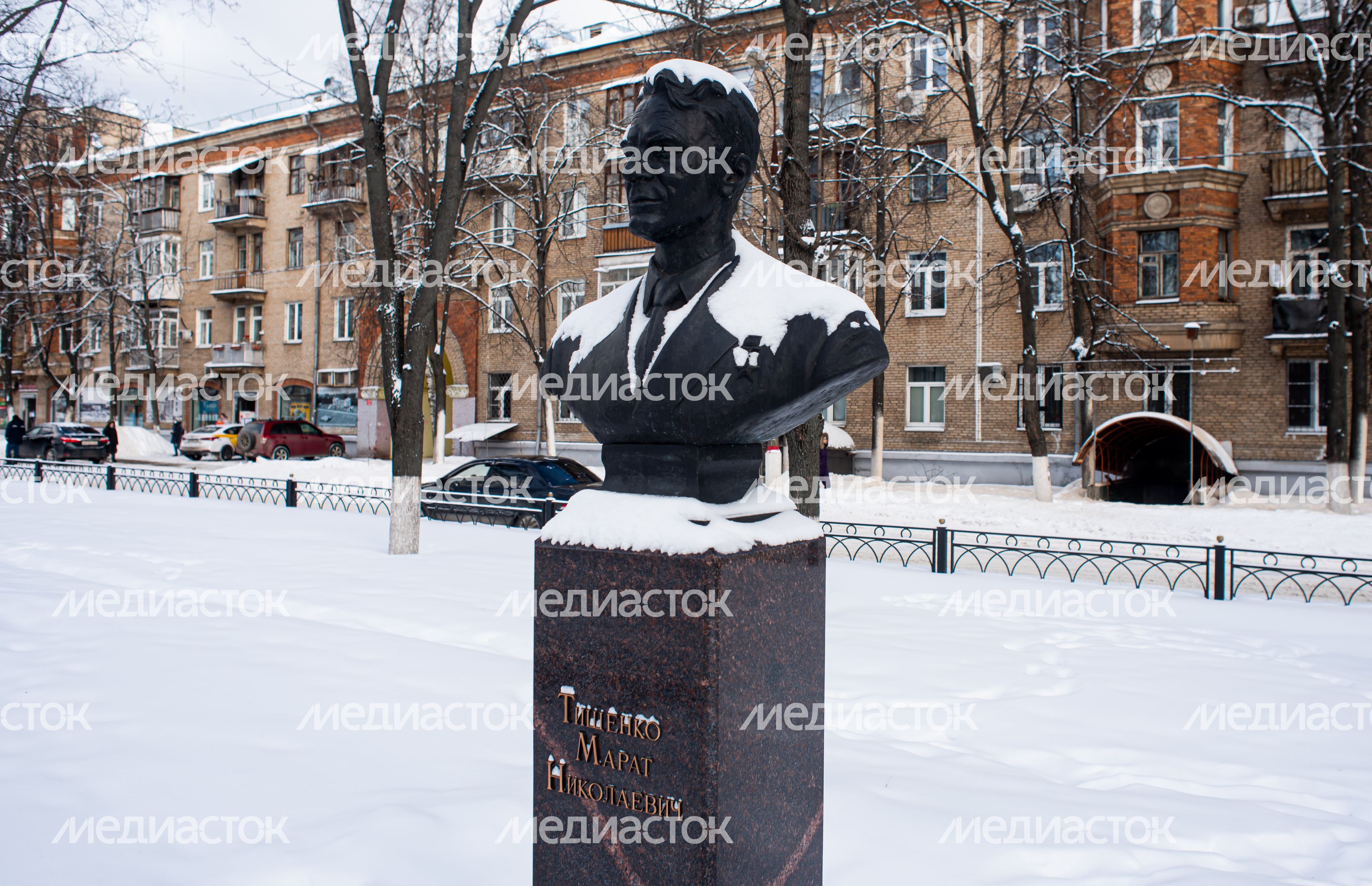 Зимние виды города Жуковский