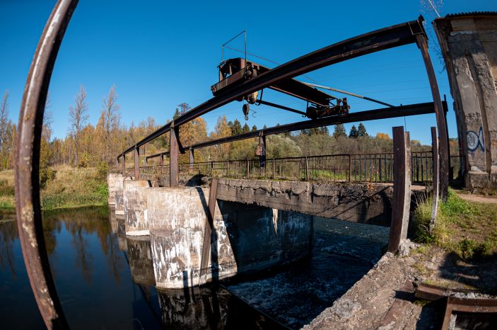 Осенние виды Горбовской ГЭС