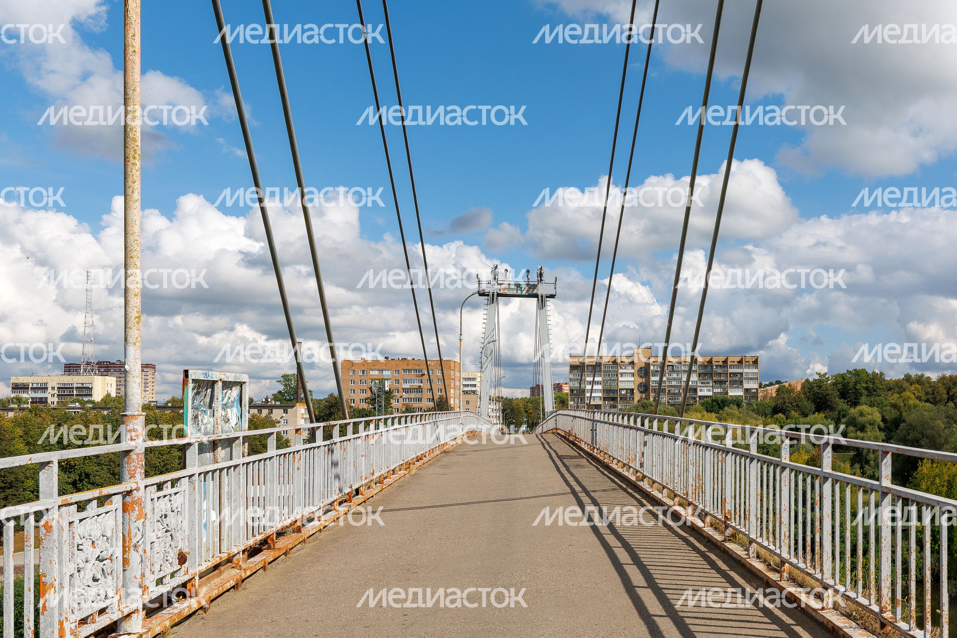 Новлянский пешеходный мост в городе Воскресенск Новлянский пешеходный мост в городе Воскресенск