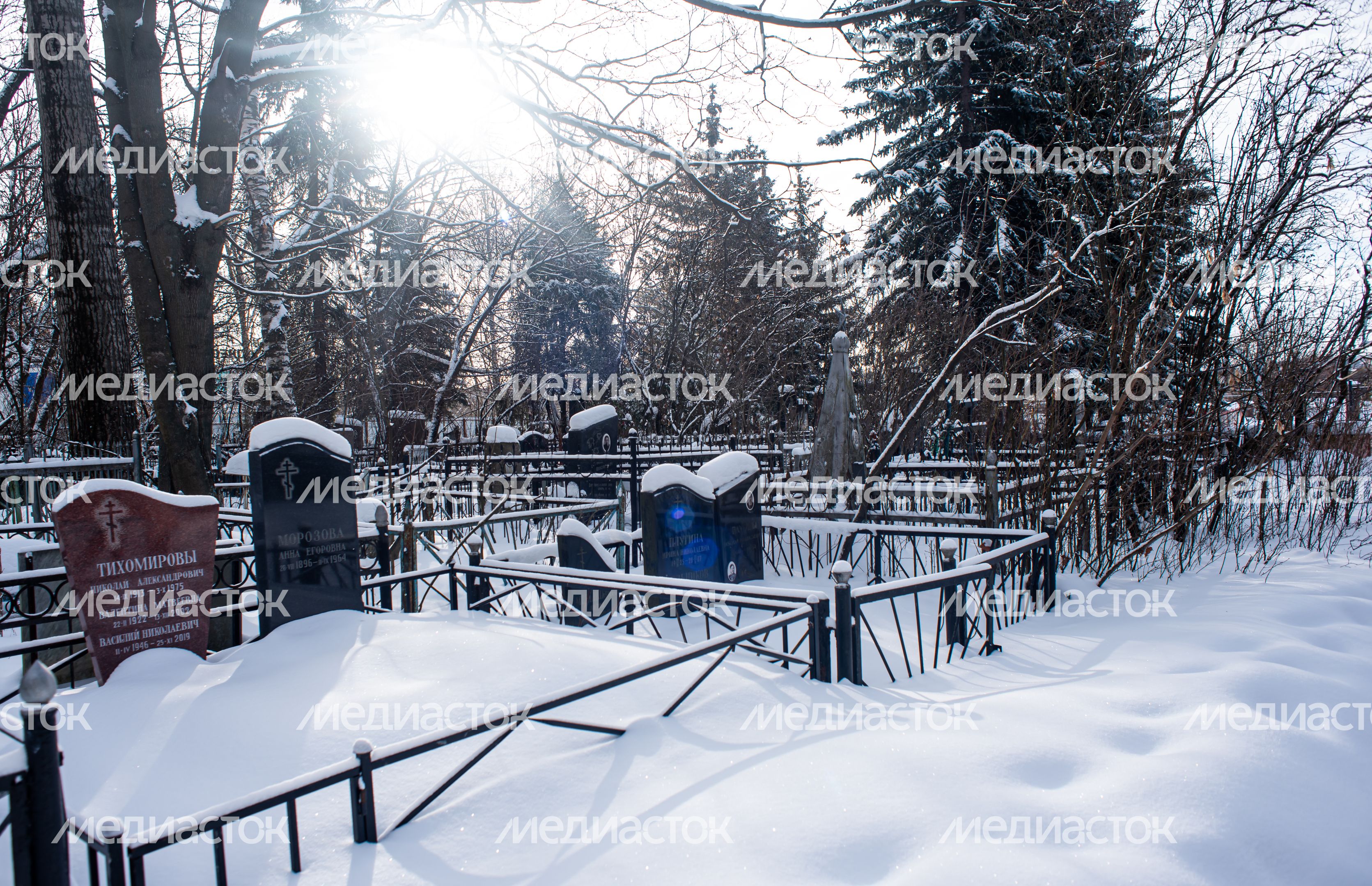 Зимние виды города Жуковский