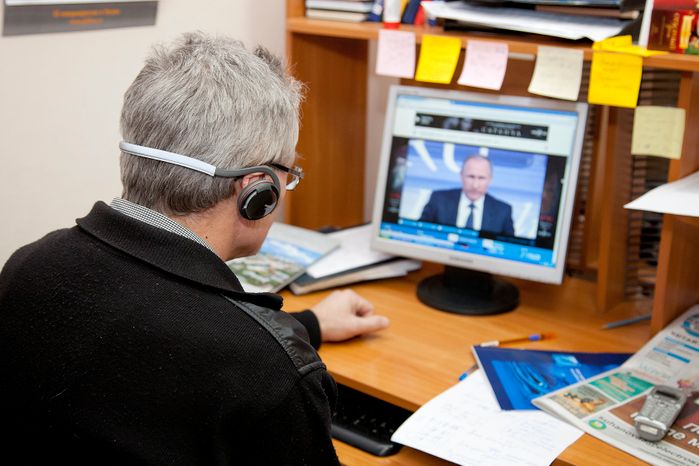 Трансляция большой пресс-конференции В. Путина