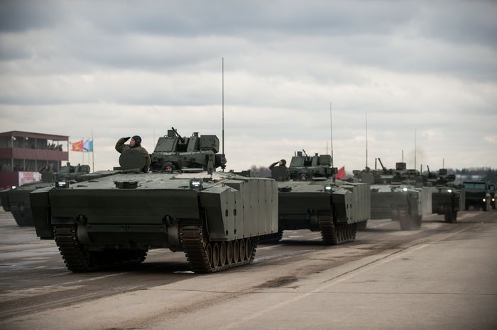 Репетиция Парада Победы в Алабино