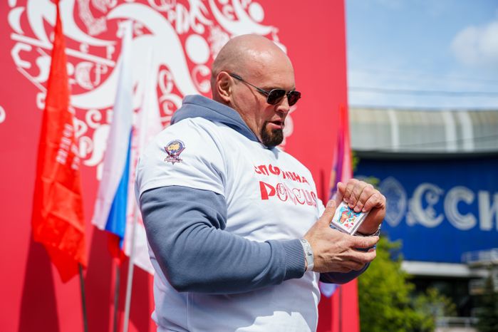 Богатыри на международной выставке-форуме "Россия"