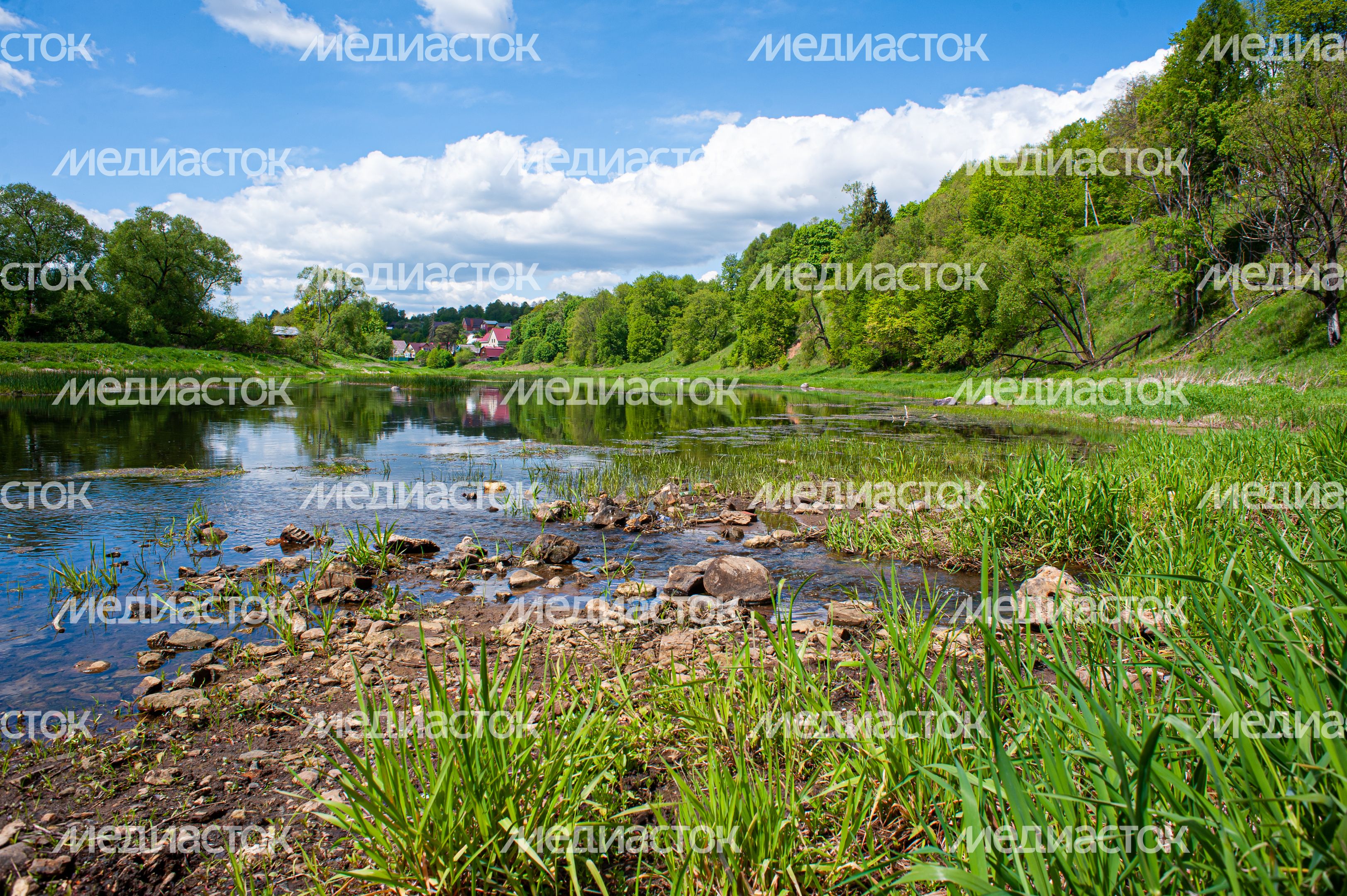 Весенние виды города Руза