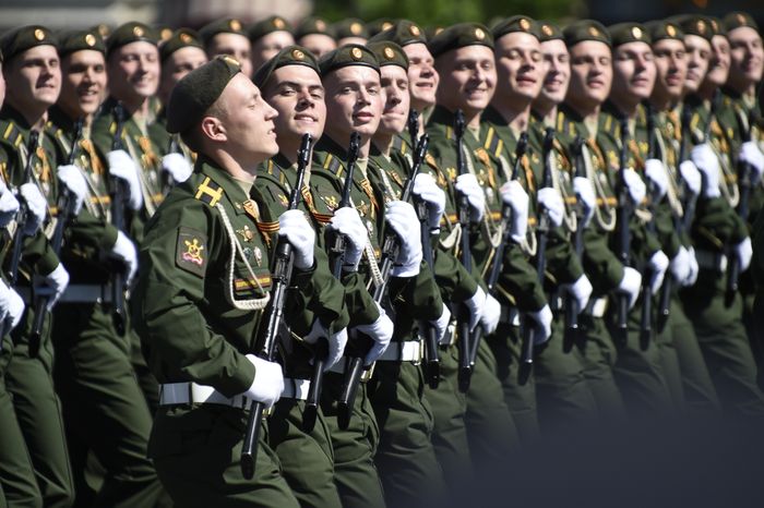 Парад Победы на Красной площади в Москве