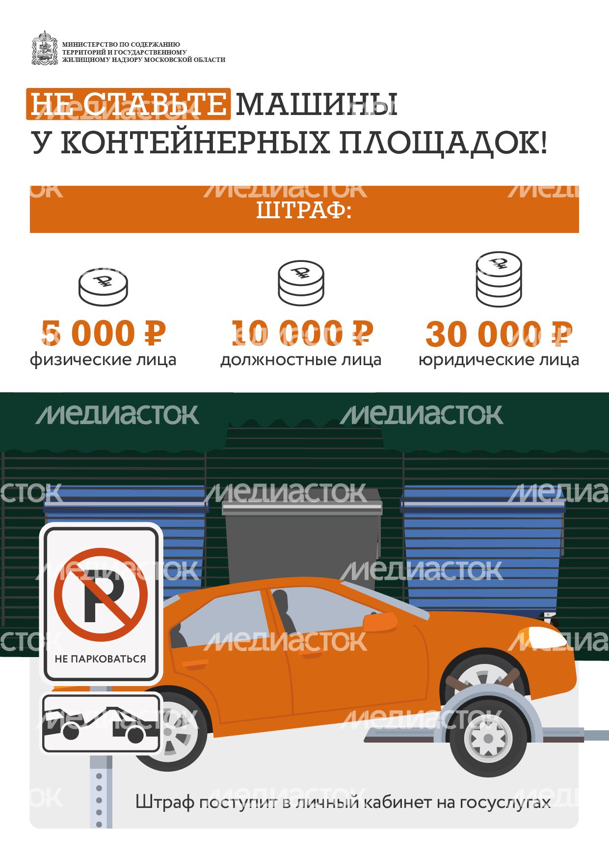 Запрет на парковку Соц