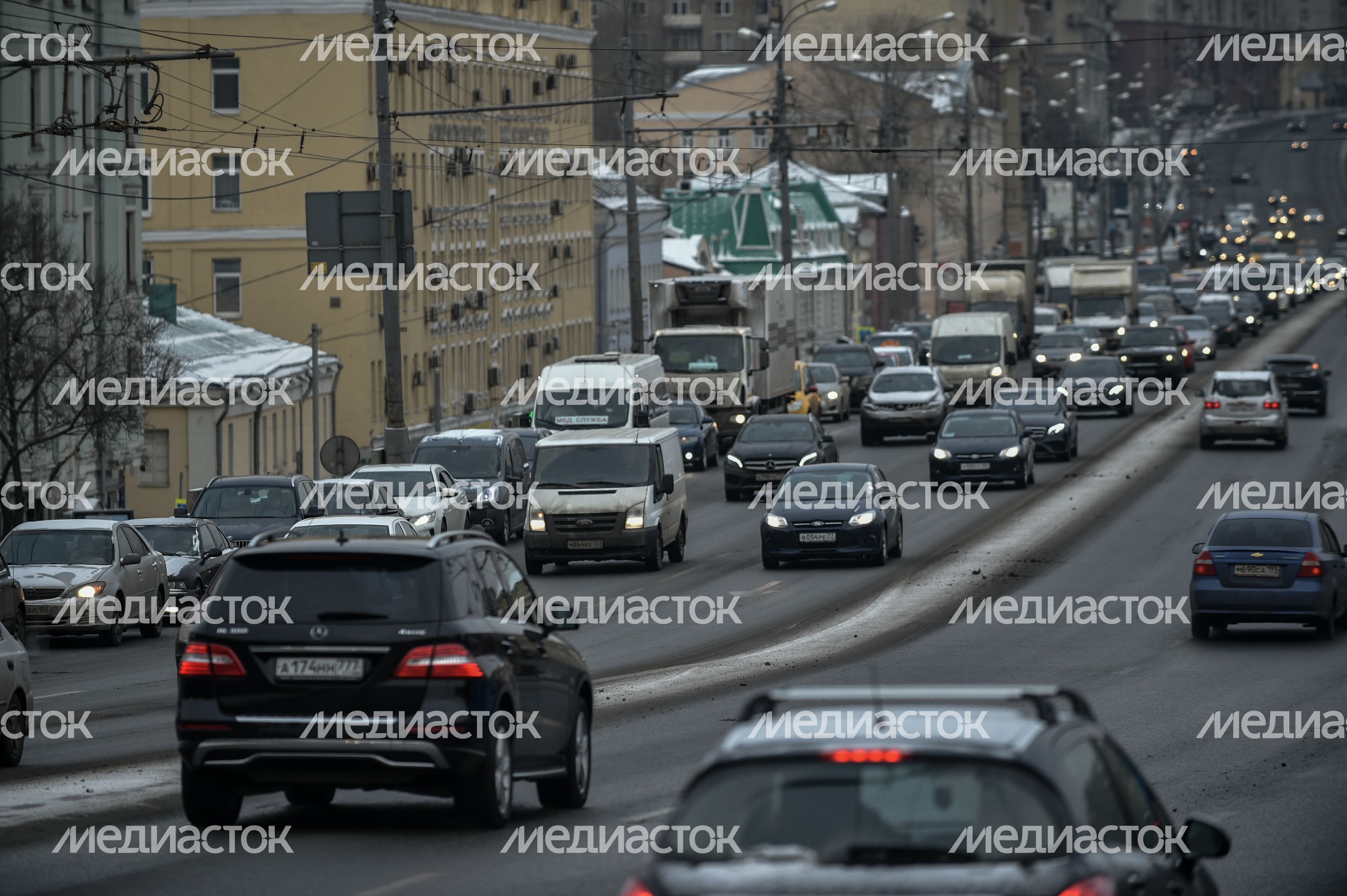 Дорожная ситуация в Москве