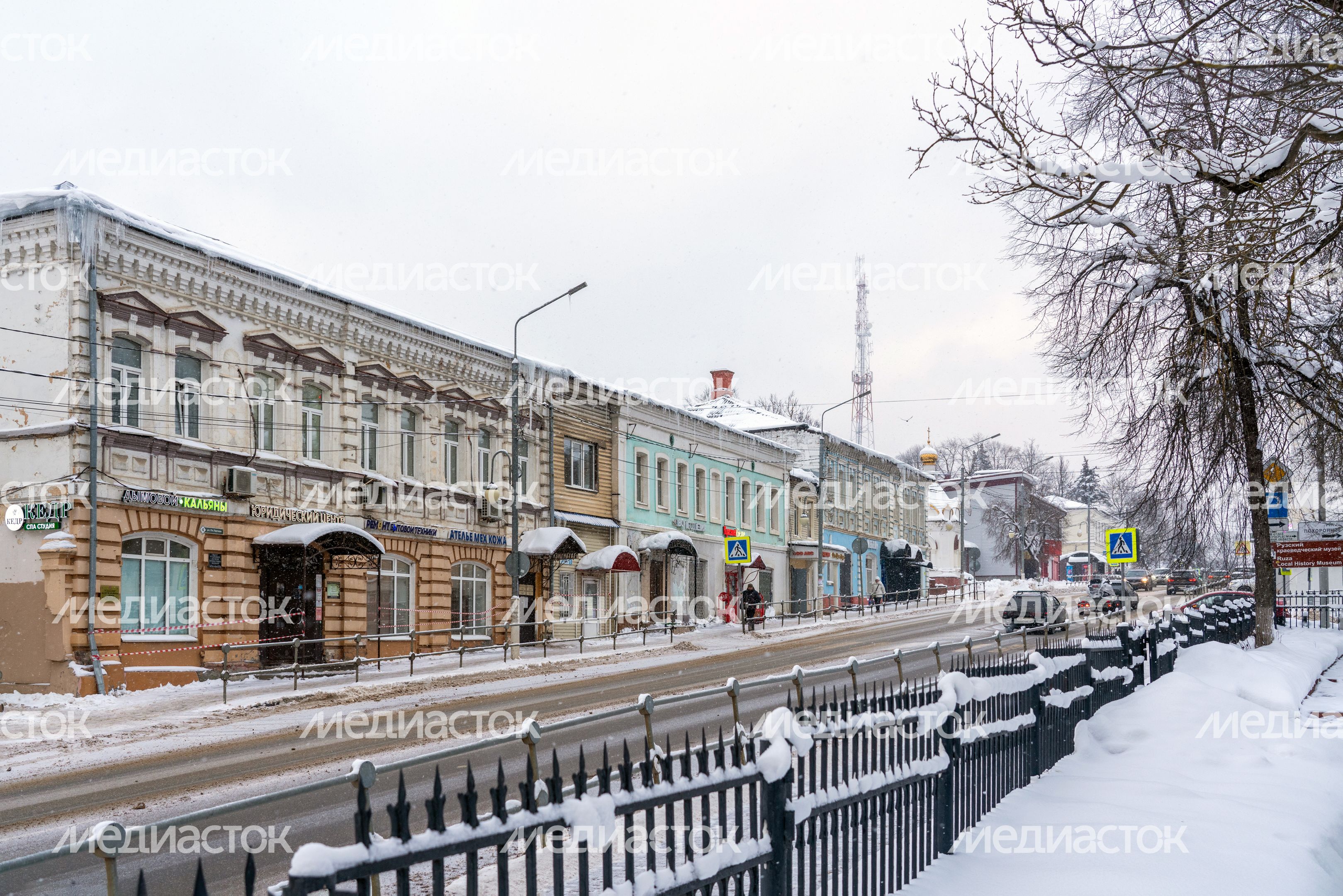 Зимние виды города Руза Зимние виды города Руза