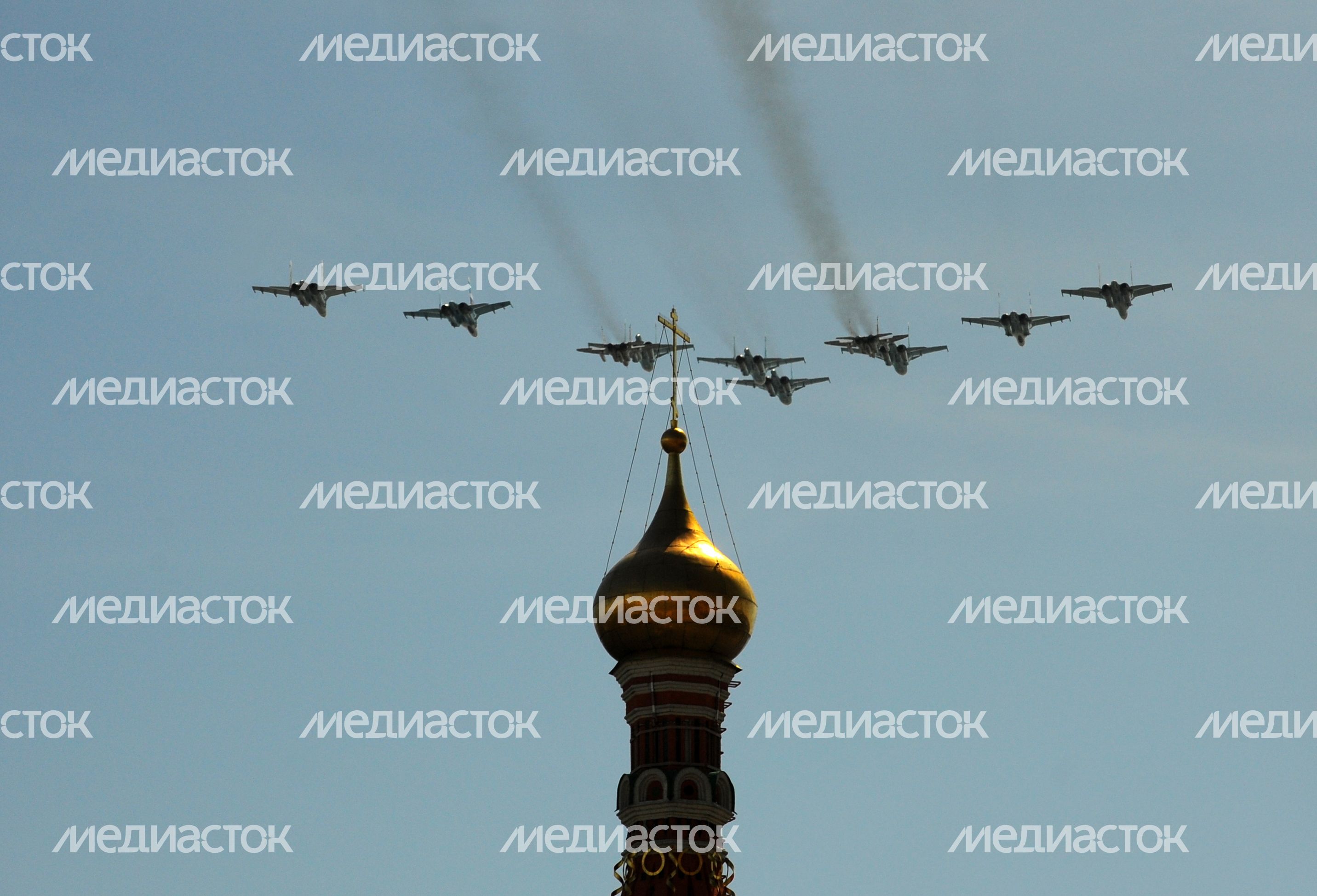Генеральная репетиция парада Победы на Красной площади