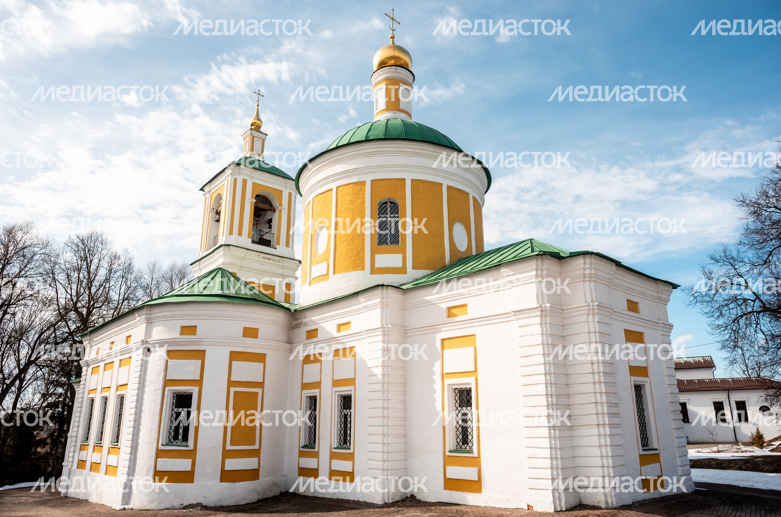 Зимние виды города Чехов