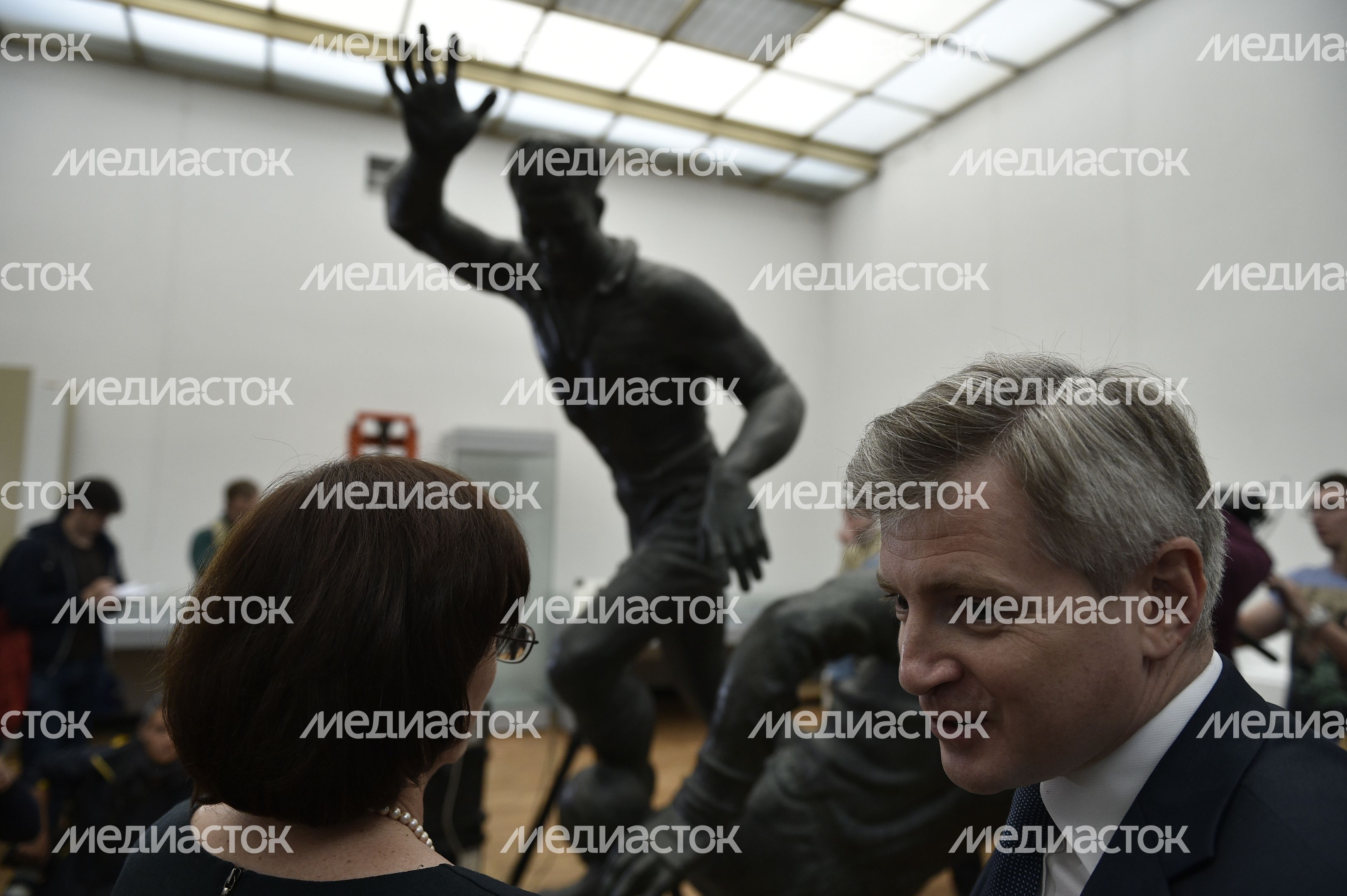 3D-сканирование скульптуры Чайкова «Футболисты» в Третьяковке