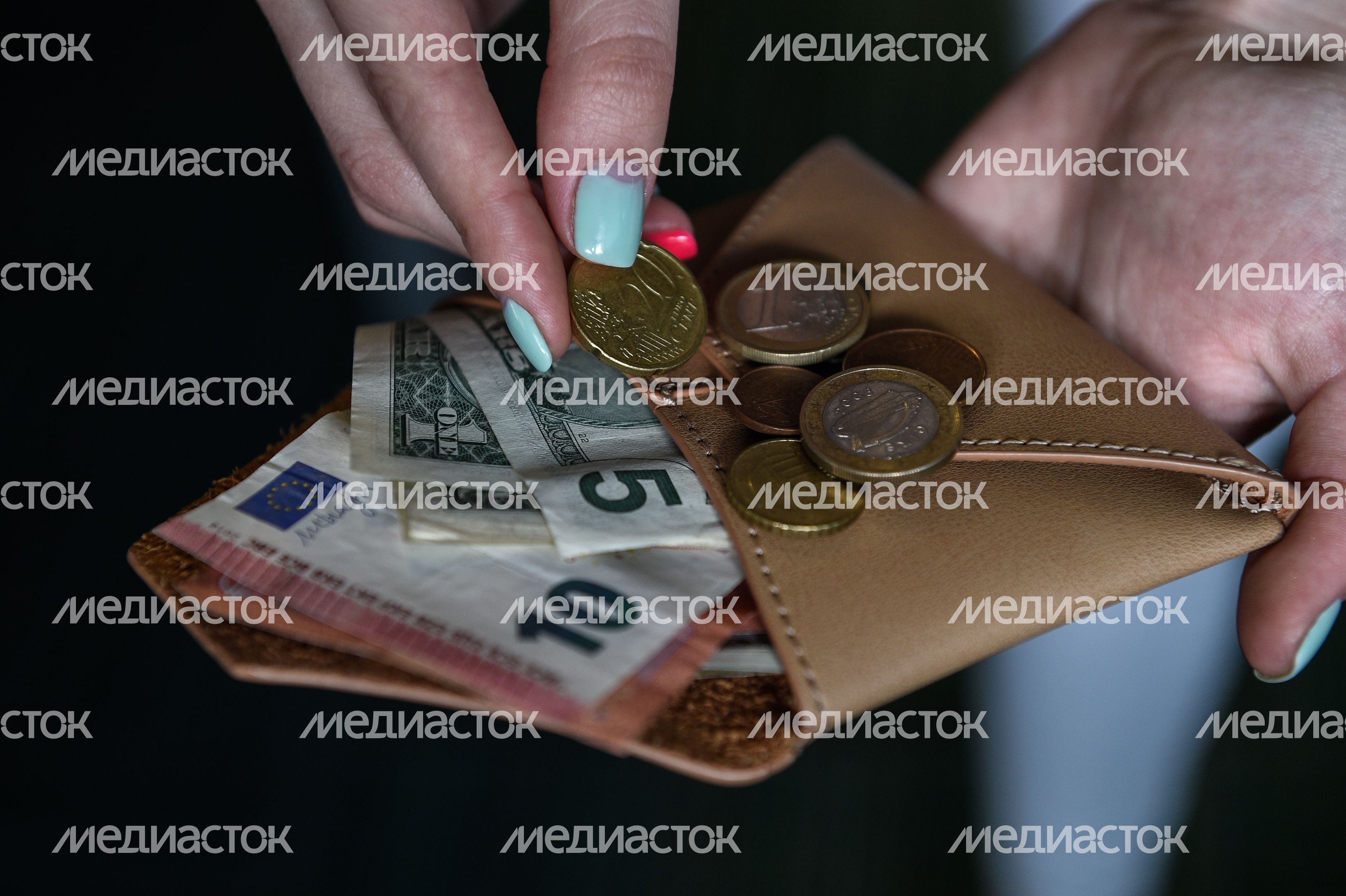 Кошелек с деньгами Кошелек с деньгами