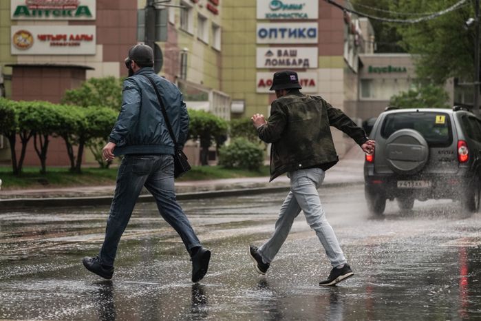 Дождливая погода в Москве