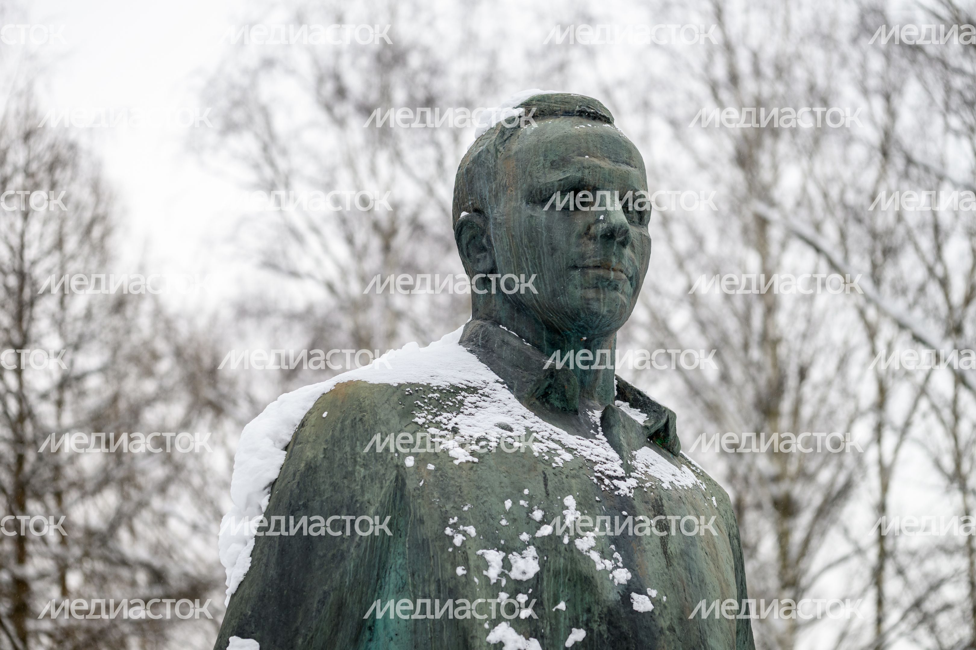 Памятник первому космонавту Юрию Гагарину в Звездном городке Памятник первому космонавту Юрию Гагарину в Звездном городке