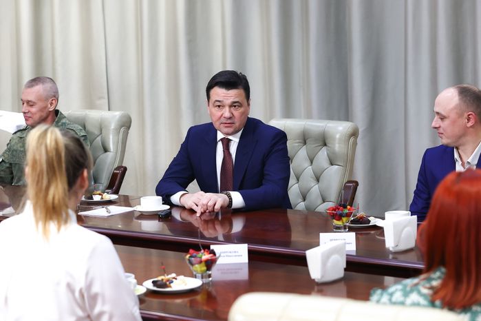 Вручение губернатором Подмосковья государственных наград участникам СВО