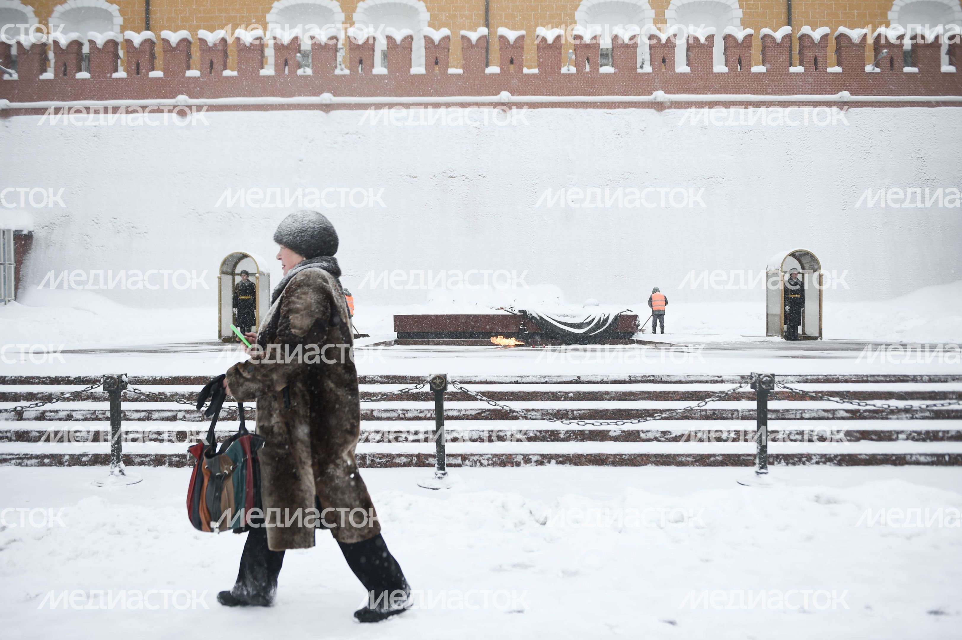 Рекордный снегопад в Москве и Подмосковье
