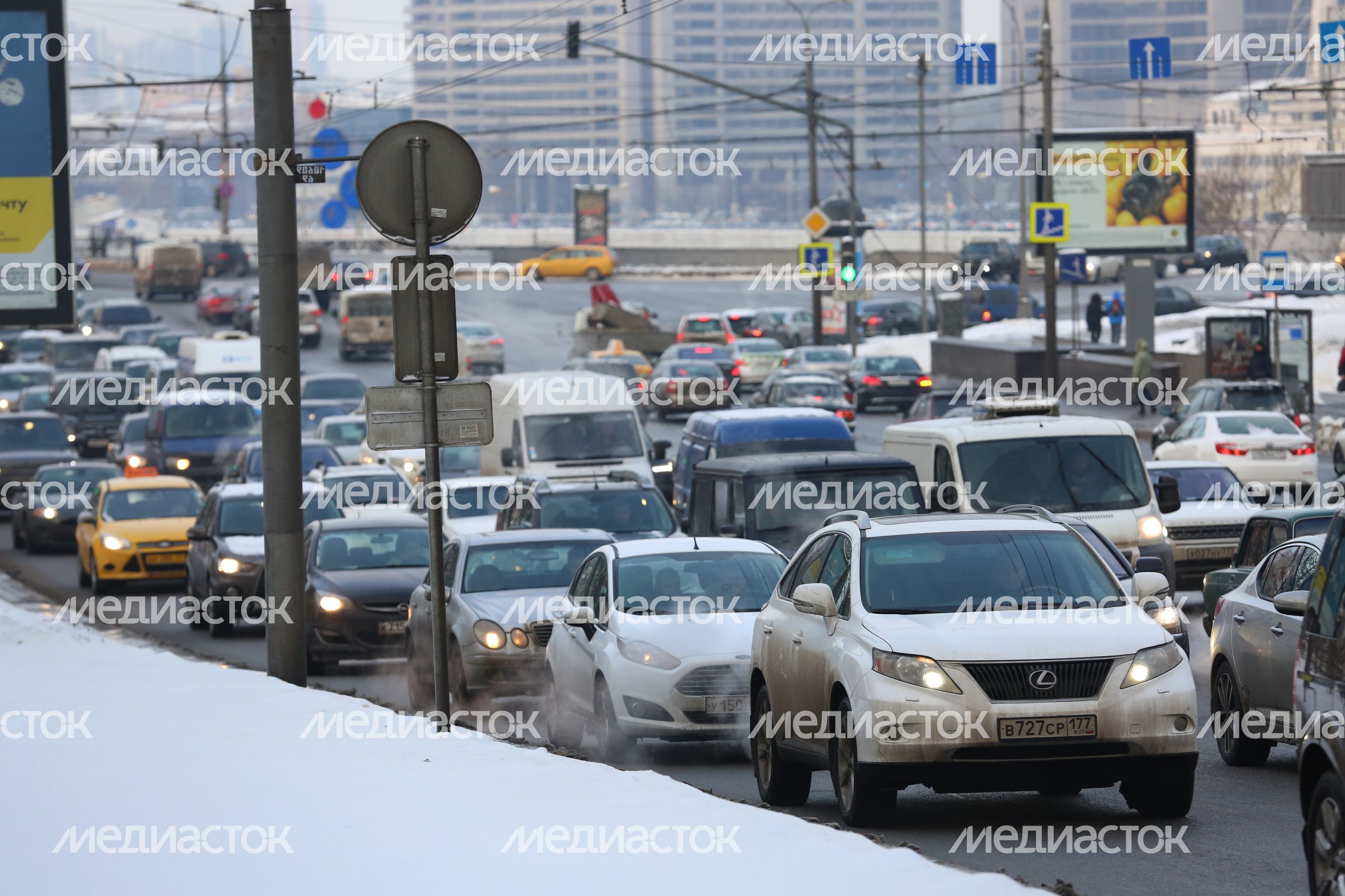 Автомобильное движение в Москве