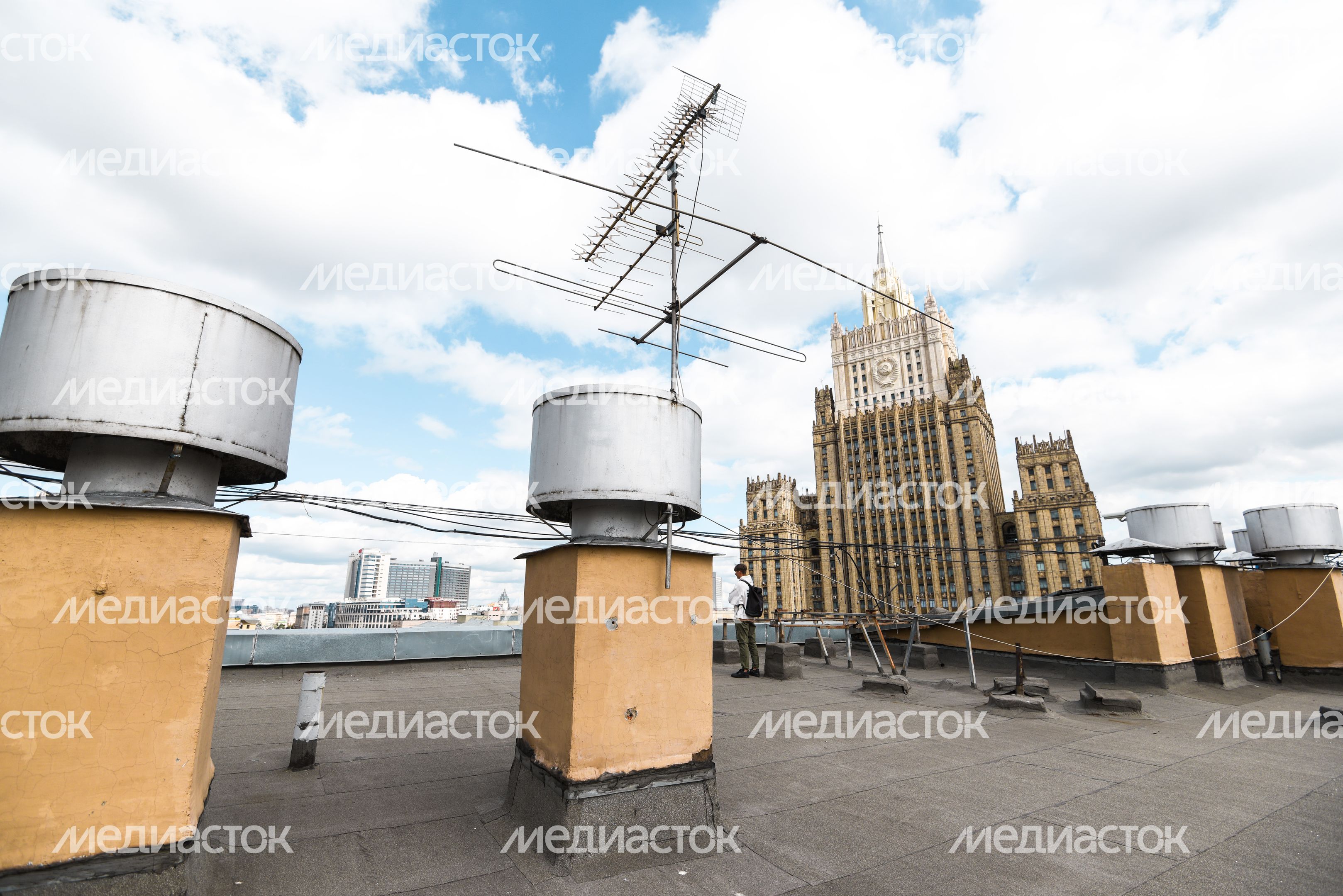 Прогулки по крышам в Москве