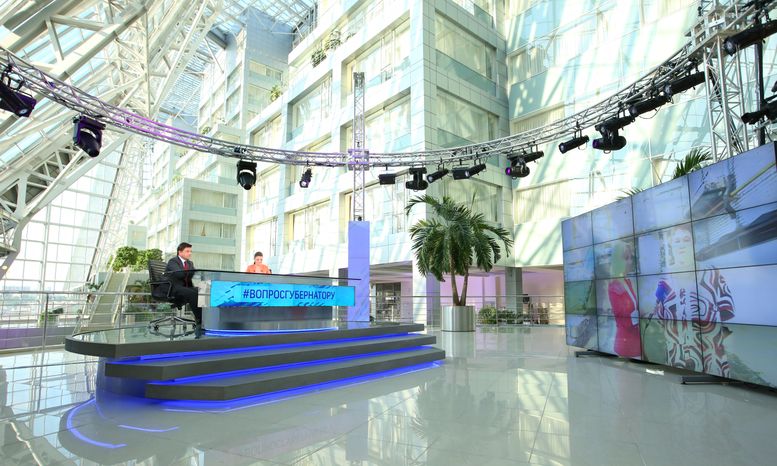 Андрей Воробьев в прямом эфире телеканала «360° Подмосковье»