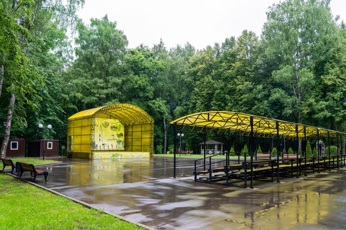 Лето в городском парке культуры и отдыха «Центральный» Волоколамска