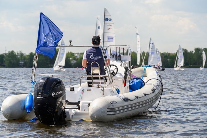 Парусная регата на Пестовском водохранилище в Мытищах