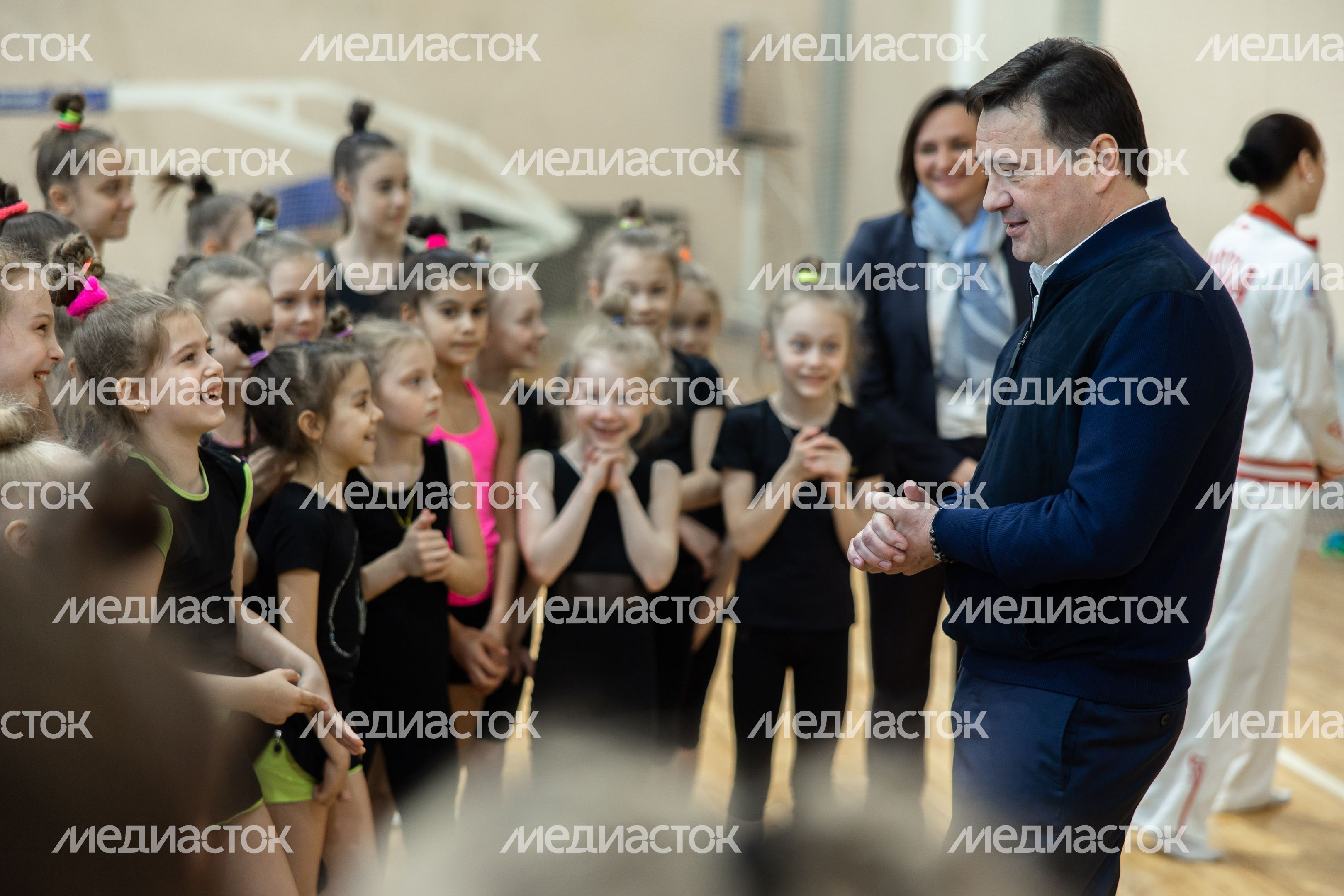 Посещение дворца спорта в Чехове Губернатором Подмосковья