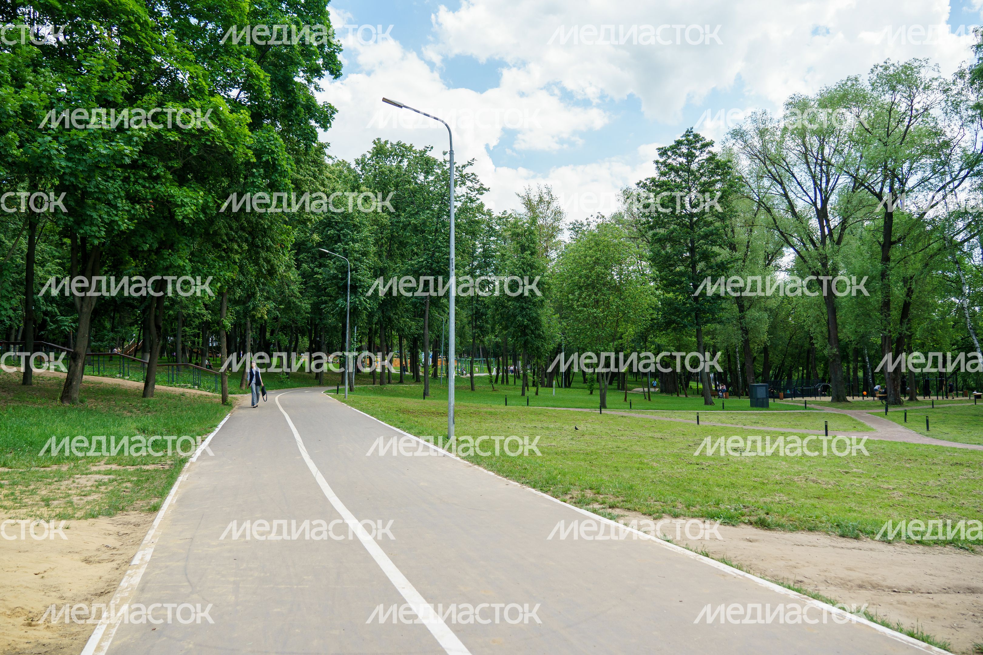 Раменский городской парк культуры и отдыха летом