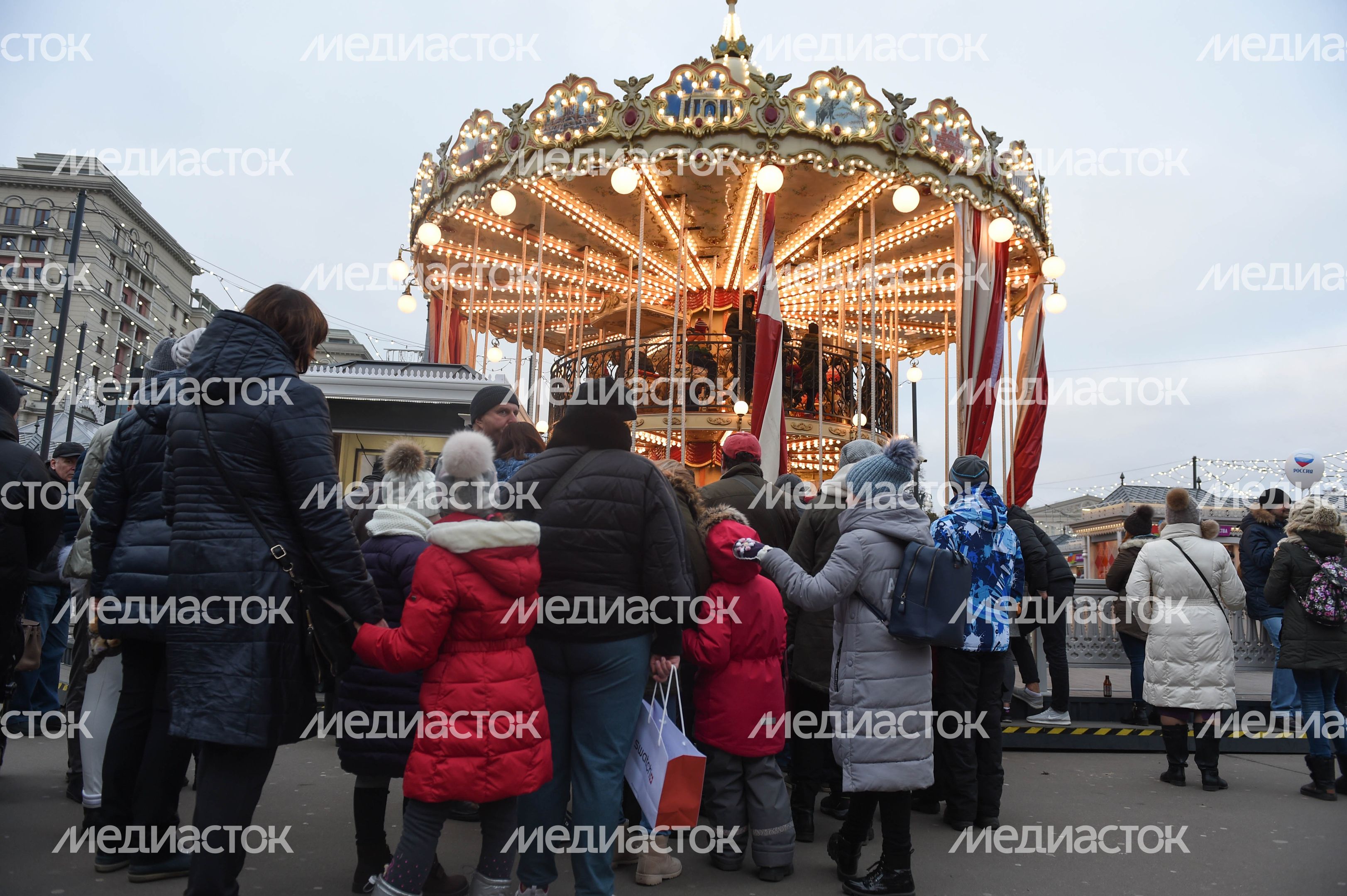 Празднование Дня народного единства в центре Москвы