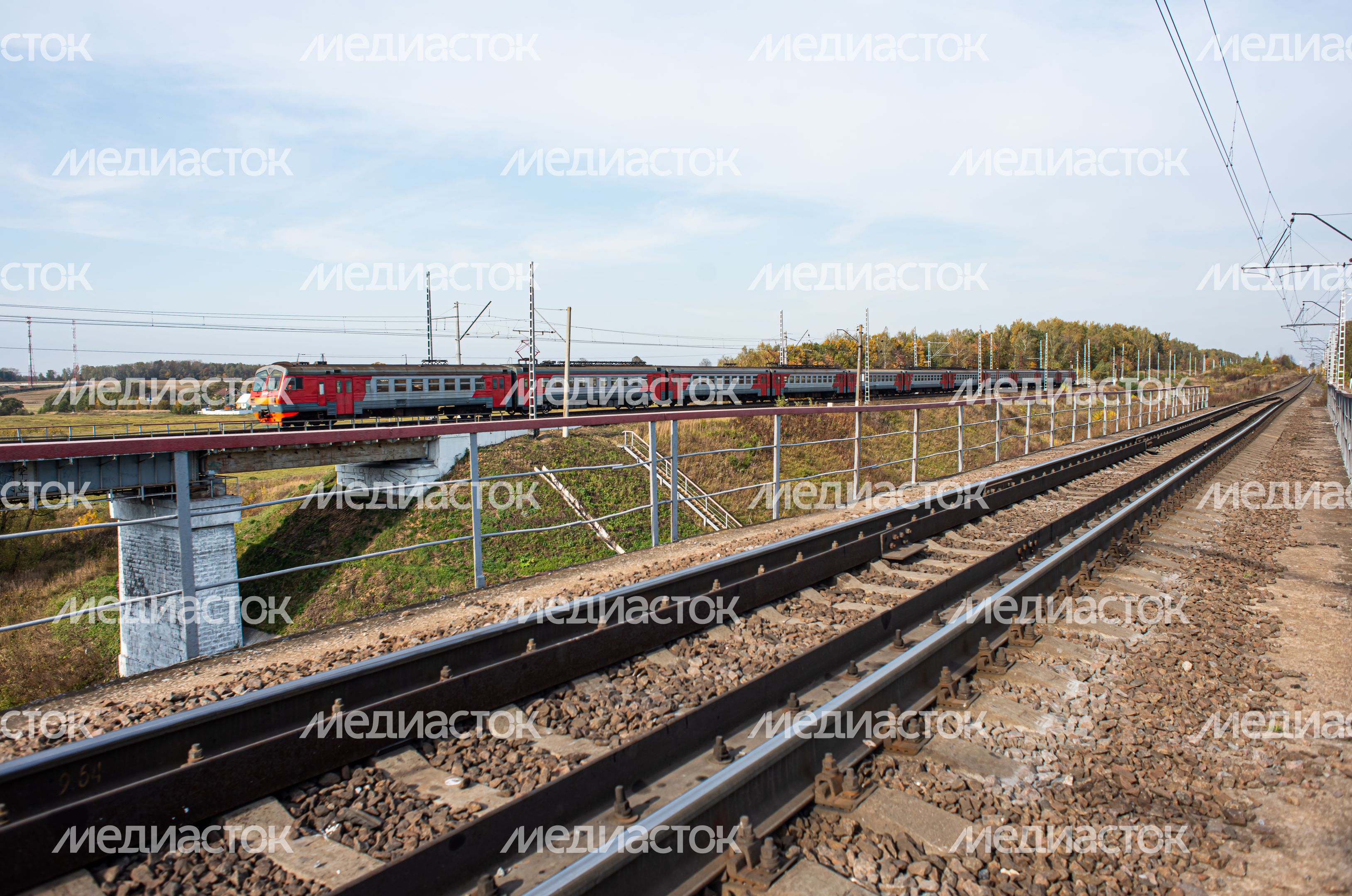 Железнодорожный мост у станции Барыбино