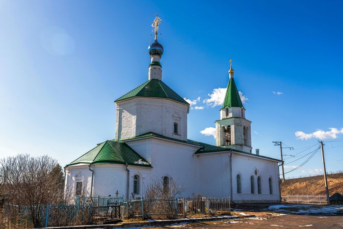 Преображенский храм в селе Верзилово округа Ступино