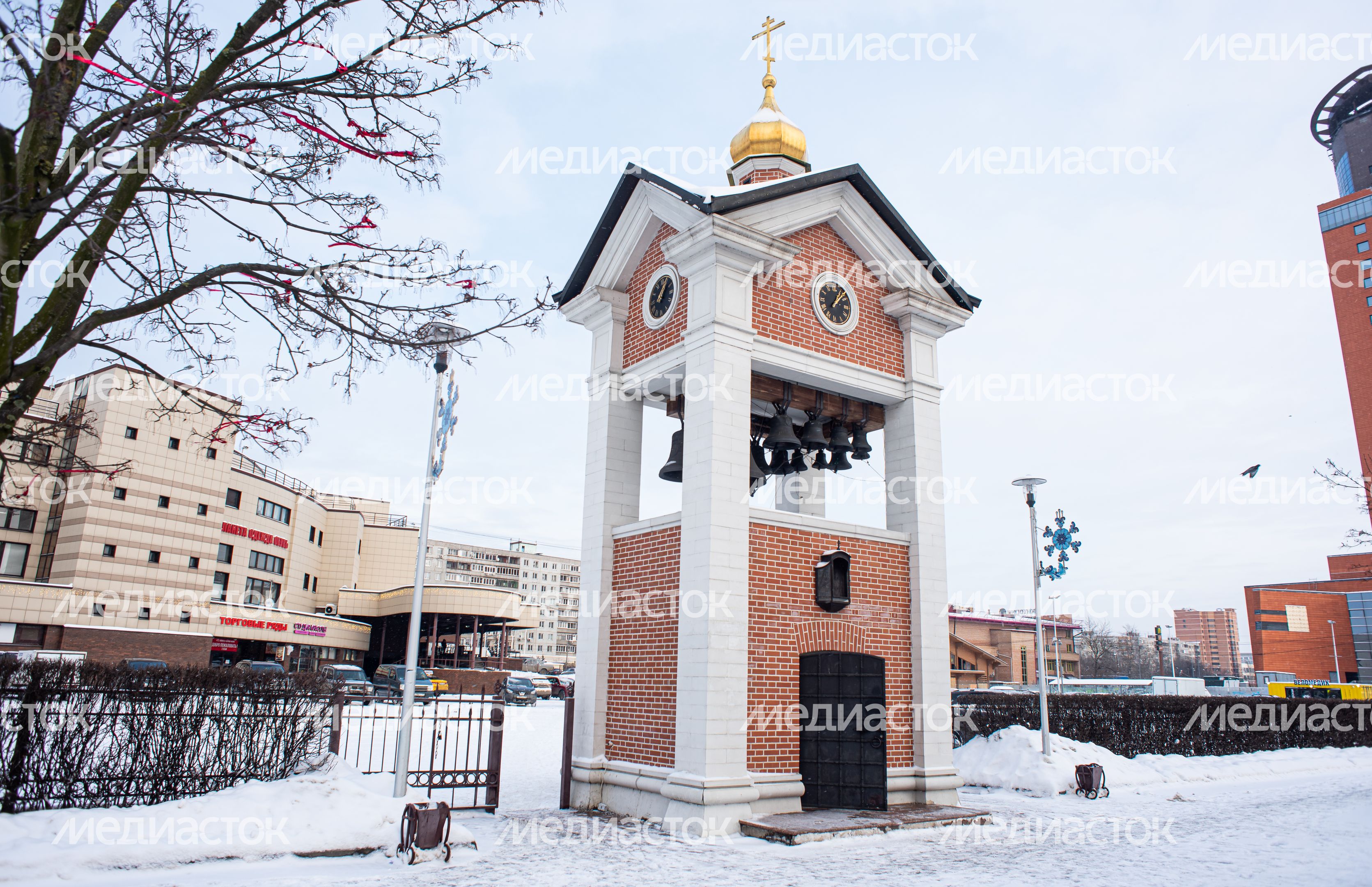 Зимние виды города Щелково