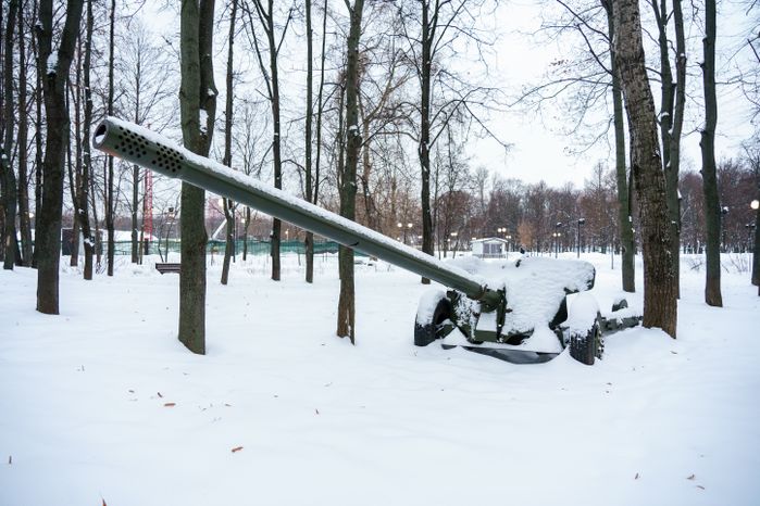 Люберцы. Центральный парк. Зима