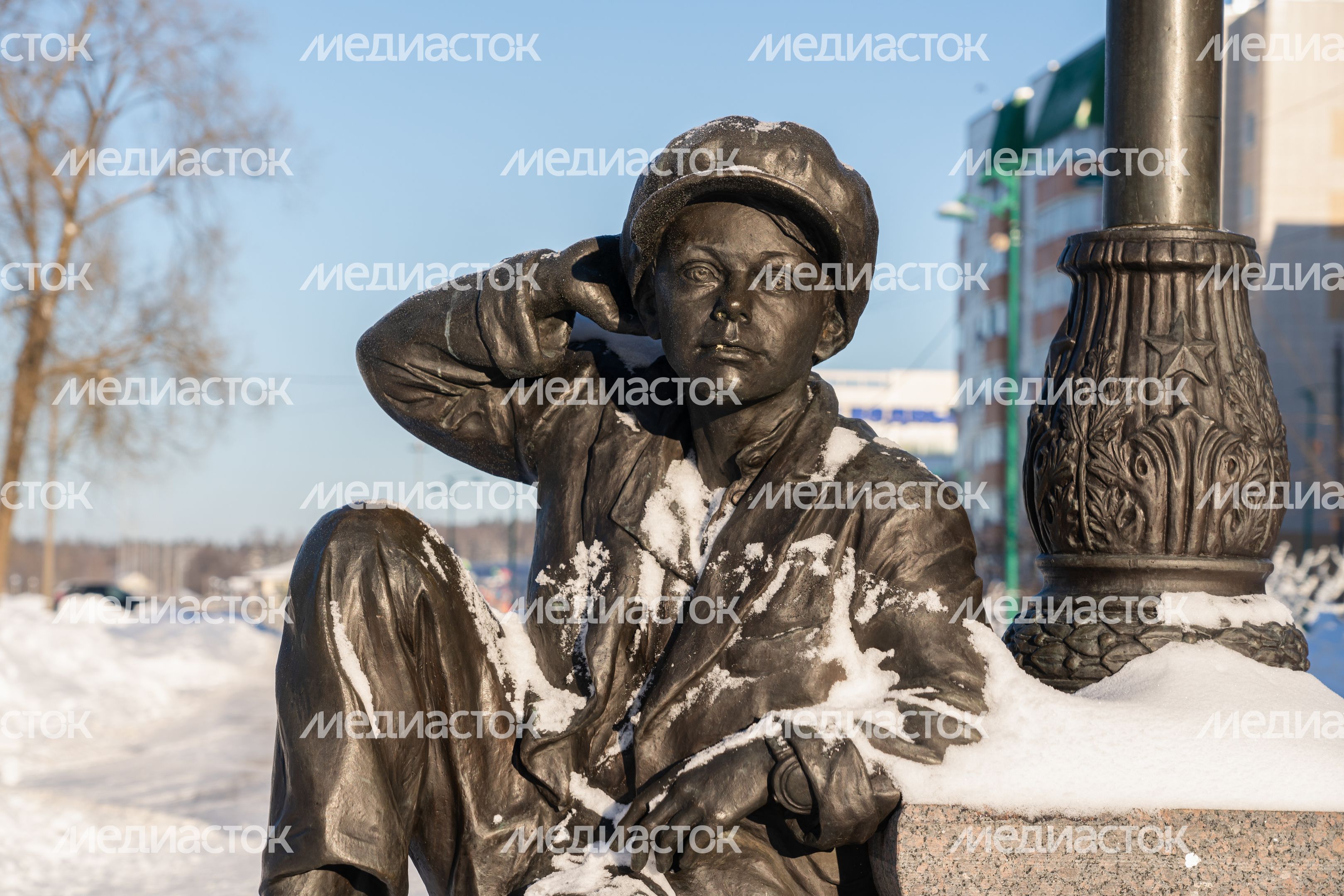 Памятник Мишке Карасю в Рузе Памятник Мишке Карасю в Рузе