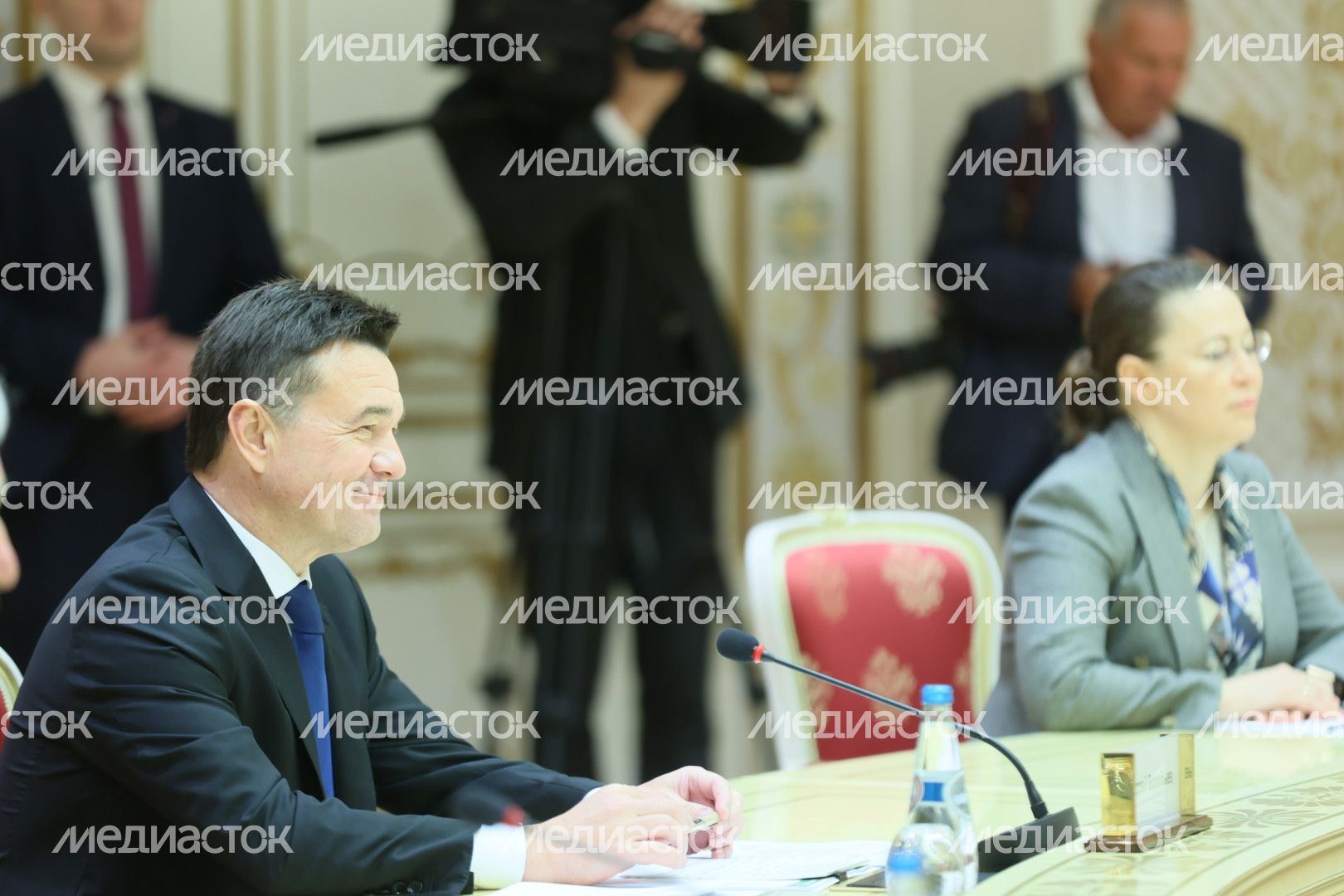 Андрей Воробьев на встрече с Александром Лукашенко