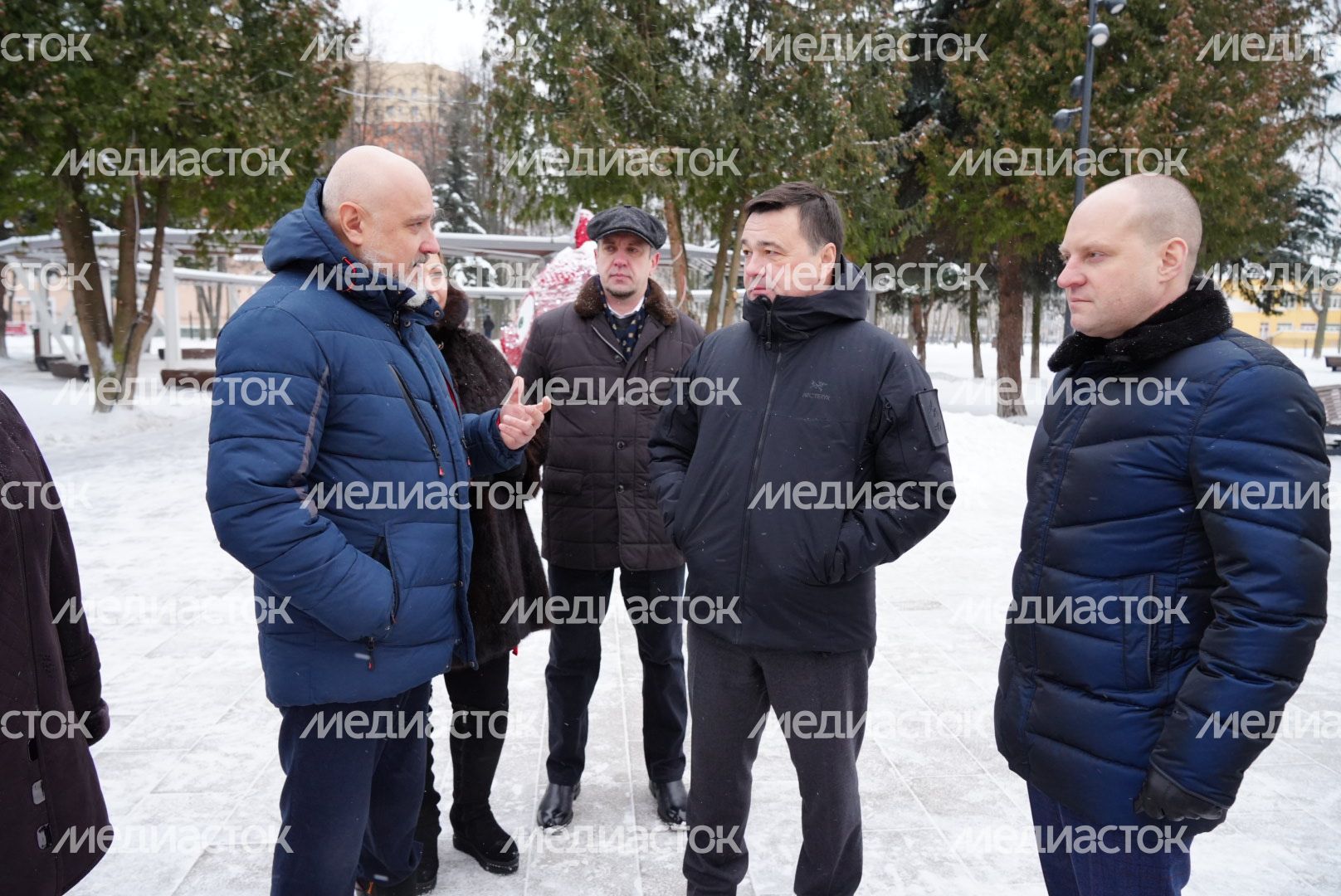 Проверка Губернатором Центрального парка культуры и отдыха в Пушкино