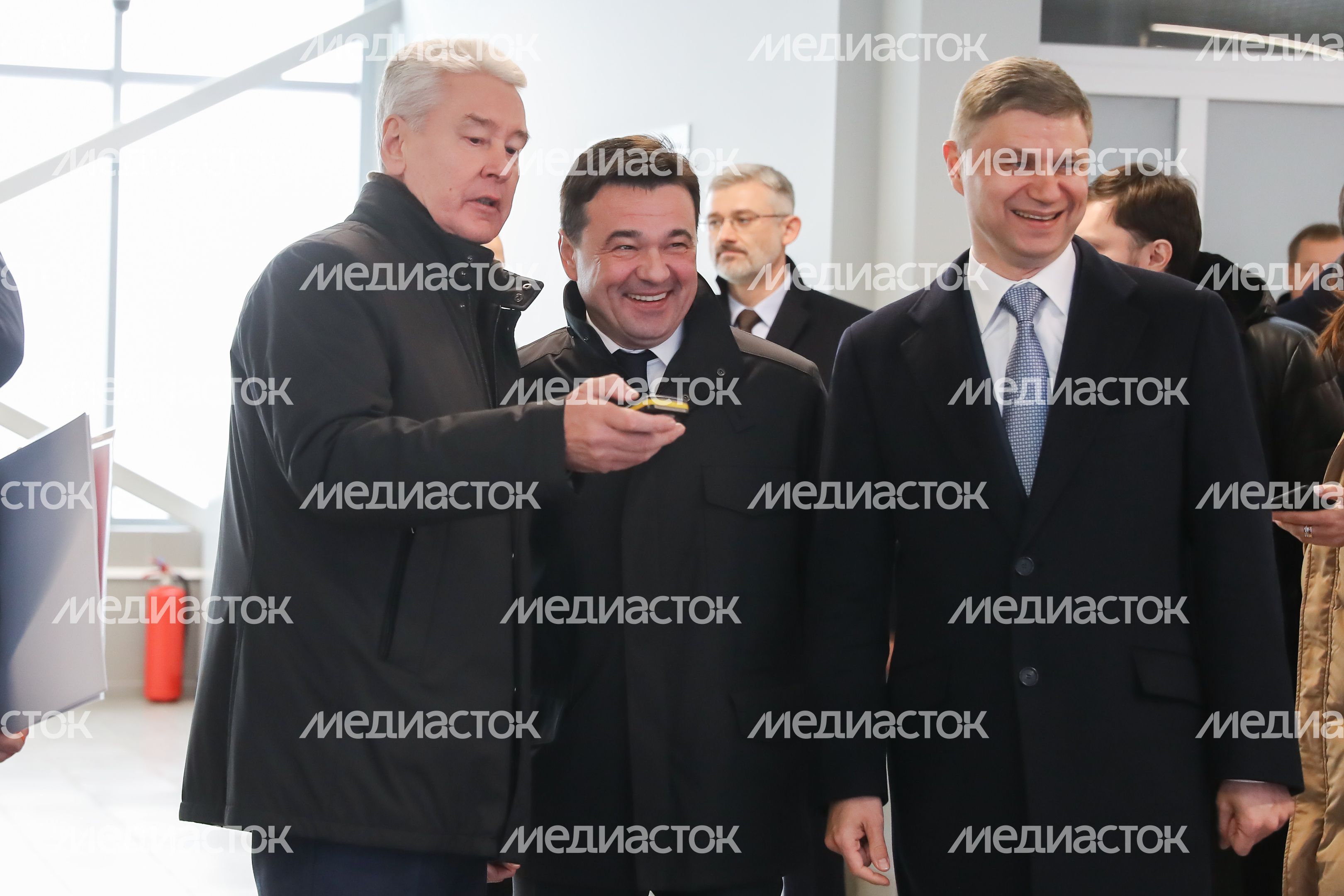 Церемония открытия движения по первым маршрутам Московских центральных диаметров