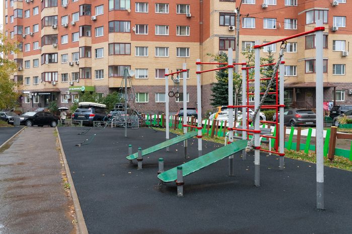 Благоустройство двора в Красногорске в микрорайоне Путилково