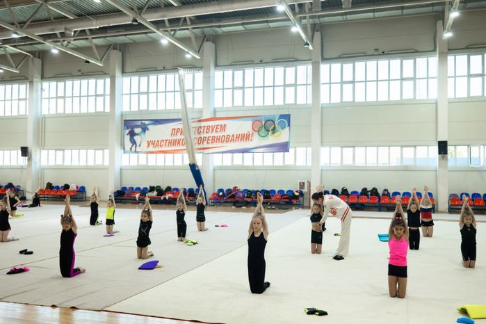 Посещение дворца спорта в Чехове Губернатором Подмосковья