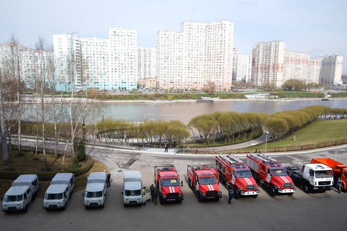 Передача специализированной лесотехники лесничествам Подмосковья