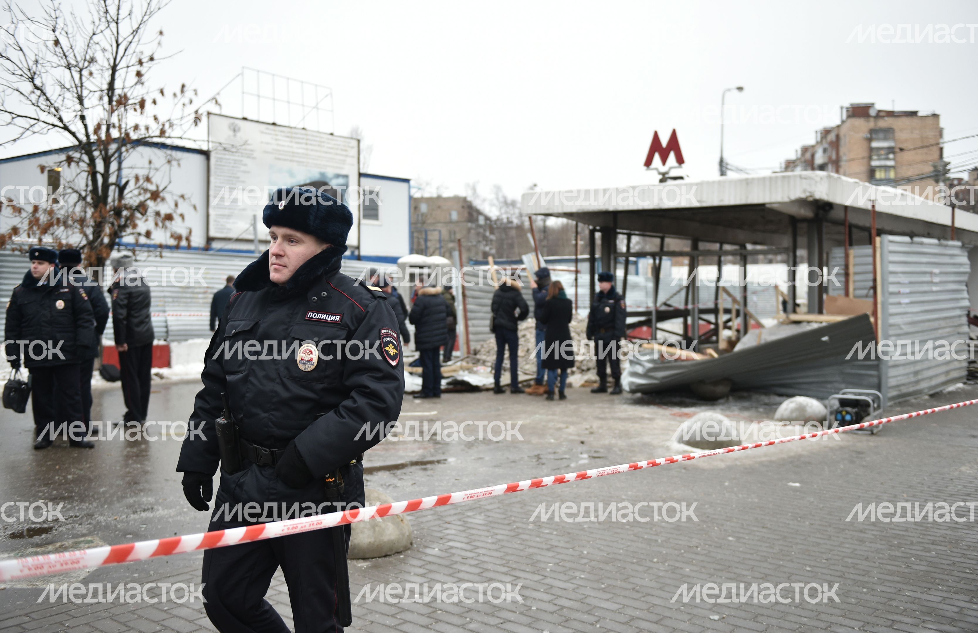Взрыв газового баллона у метро "Коломенская"
