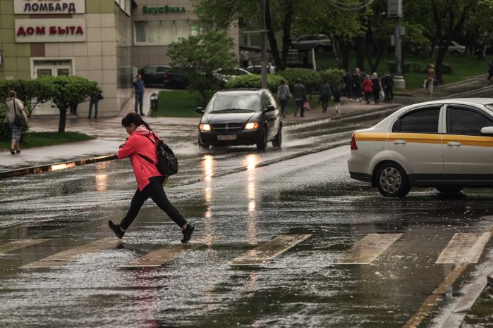 Дождливая погода в Москве