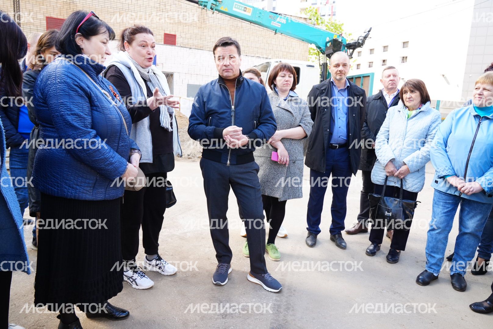 Проверка губернатором ремонта теплосетей в Химках